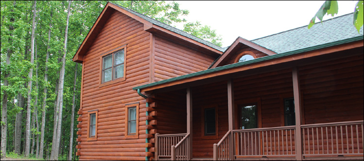 Log Home Staining in Meigs County, Ohio
