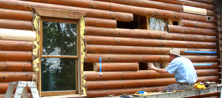 Log Home Repair Meigs County, Ohio