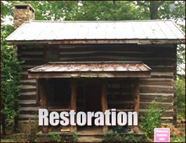 Historic Log Cabin Restoration  Meigs County, Ohio